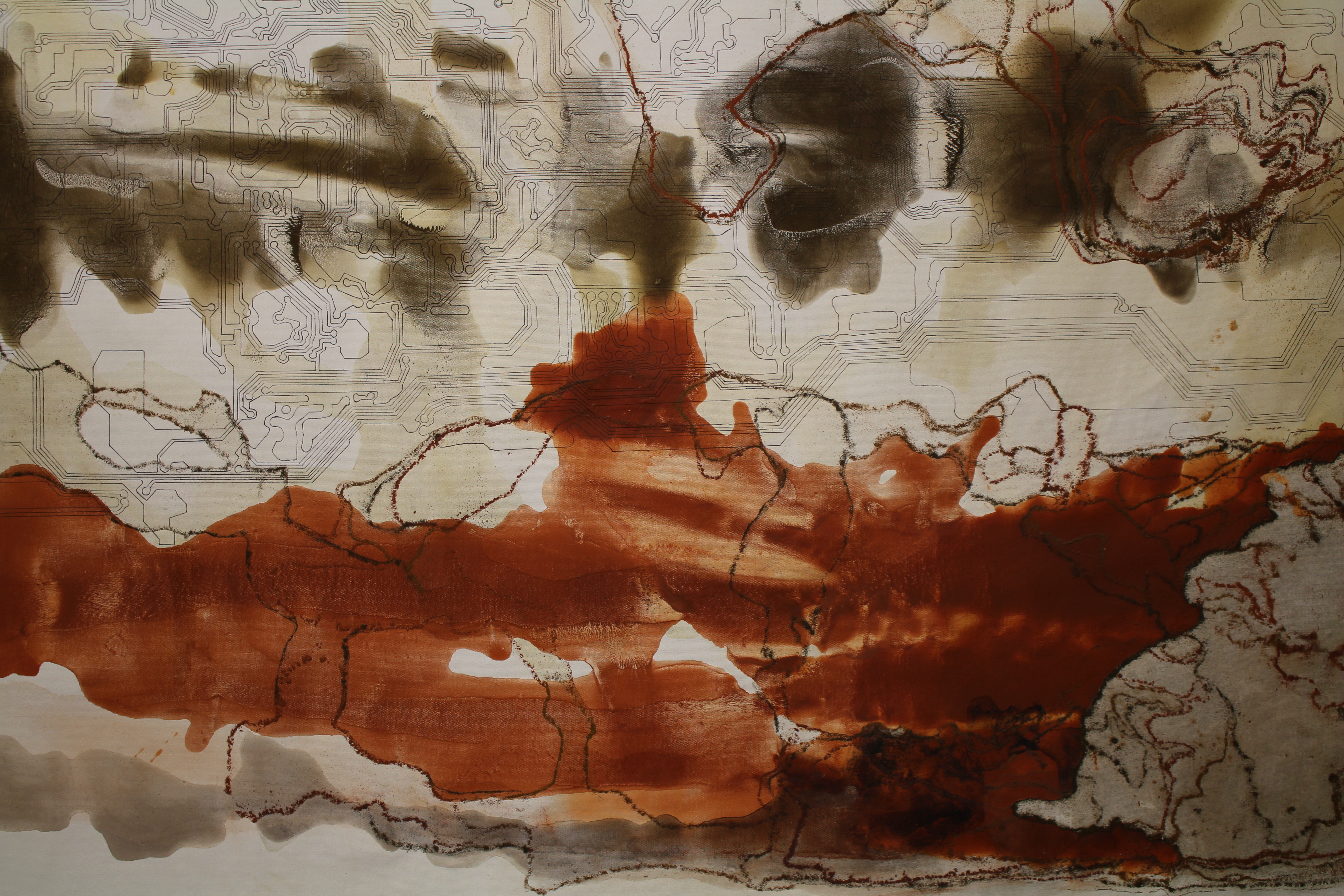 Soil and Circuitry(1.75m x1m)